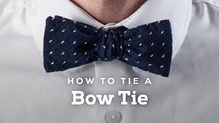 How to Tie A Perfect Bow Tie [upl. by Veradi]