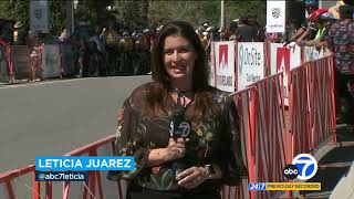 Redlands Bicycle Classic KABC 7 News Feature 41024 [upl. by Ereynihc]