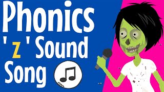 Phonics z Sound Song  z sound  the letter z  consonant z  z song  z  Phonics Resource [upl. by Patrice926]