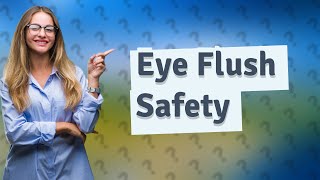 Can you use normal saline to flush eyes [upl. by Gnuj]