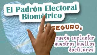 Conformación del Padrón Electoral Biométrico [upl. by Ardnola]