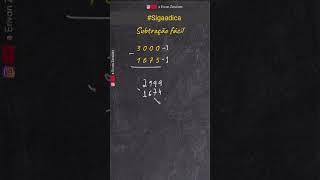 Macete de subtração  truques e dicas de matemática  calcular rapidamente  IFES IFSP IFMG IFCE [upl. by Peednus]