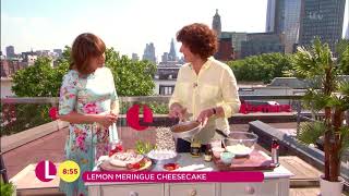 Jane Beadle Makes a Ginger Nut Biscuit Cheesecake Base  Lorraine [upl. by Amsed]