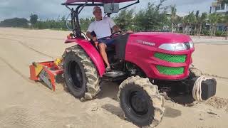 BEACH CLEANING Shares Tractor Secrets [upl. by Hsepid]