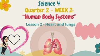 Heart and Lungs GRADE 4 LESSONS  QUARTER 2  WEEK 2 [upl. by Souvaine430]