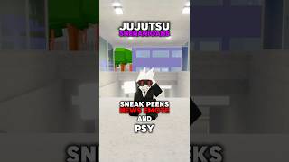 SNEAK PEEKS EMOTE PSY jujutsushenanigans roblox foryou shenanigans jjk jjs anime sukuna [upl. by Kcirret]