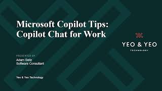 Copilot Tip Copilot Chat for Work [upl. by Daph]