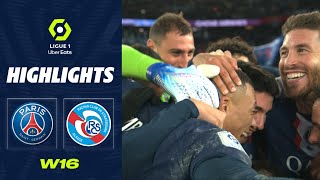 PARIS SAINTGERMAIN  RC STRASBOURG ALSACE 2  1  Highlights  PSG  RCSA  20222023 [upl. by Arymat39]