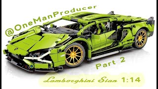 Lamborghini Sian Lego 114 Speed Build Part 23 [upl. by Anwahsat]