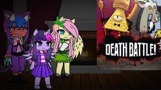 Mlp react to Discord vs Bill cipher [upl. by Xino]