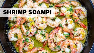 Garlic Butter Shrimp Scampi Shrimp Pasta [upl. by Gamages]