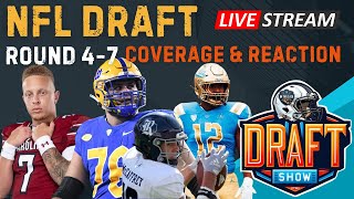 NFL Draft LIVE COVERAGE amp REACTION  Rounds 47  FINS TALK TODAY [upl. by Enaek285]