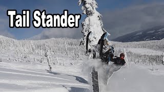 REVELSTOKE Snowmobiling DEEP POWDER [upl. by Leiad]