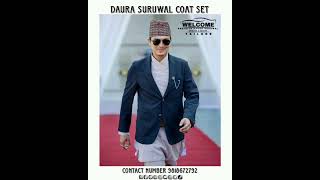 daura suruwal Cotton fabric daura suruwalIt is very popular and it is very suitable [upl. by Noivad]