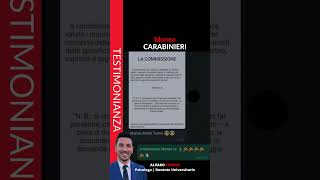 concorso carabinieri IDONEOOOO [upl. by Enaile109]