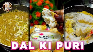 Dal Ki Puri  Hyderabadi Puran Puri recipe ammikekhane [upl. by Kifar]