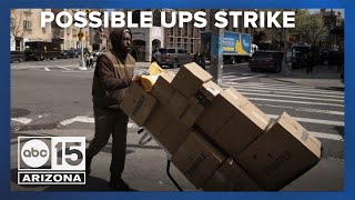 Teamsters warn of imminent UPS strike [upl. by Aiciram700]