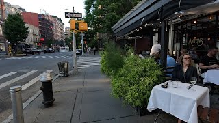 ⁴ᴷ⁶⁰ Walking NYC Hudson Street from Bogardus Plaza to Chelsea Triangle [upl. by Edaj]