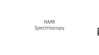 ALevel Chemistry NMR Spectroscopy Part 1 [upl. by Bunder]