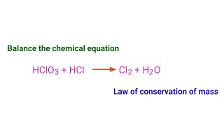 HClO3HClCl2H2O balance the chemical equation mydocumentary838 [upl. by Noble422]