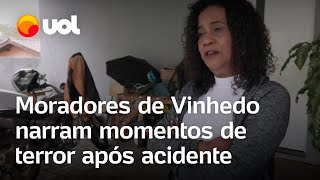 Avião que caiu em Vinhedo Moradores contam momentos de terror após acidente aéreo vídeo [upl. by Ynaffet312]