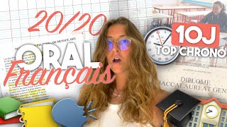 loral de français en 10 jours top chrono 🗣 [upl. by Ynnij]