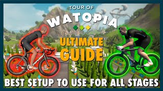 The Ultimate Frames and Wheels Guide to Zwifts Tour of Watopia [upl. by Nivrac902]