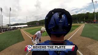 Behind The Plate Umpire View  Prep Baseball Future Games 2024 [upl. by Foushee]