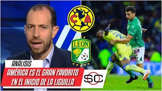 LIGUILLA LIGA MX América DEFINE en el partido de ida la serie de cuartos ante León  SportsCenter [upl. by Nataline]