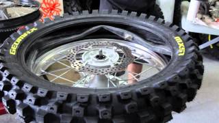 How To Change A Motorcycle Tire [upl. by Savihc512]