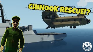 I Got Rescued By A CHINOOK in Stormworks  Stormworks Multiplayer [upl. by Susejedesoj]