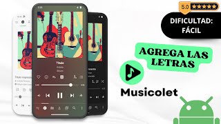 📝 Cómo Agregar Letras a tus Canciones con Musicolet en Android [upl. by Danyluk]