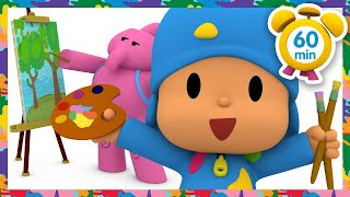 👩‍🎨 POCOYO ITALIANO  Visita al museo  60 min   VIDEO e CARTONI ANIMATI per bambini [upl. by Oinimreh]