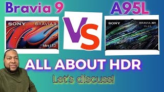 Sony A95L QDOLED Vs Sony Bravia 9 MiniLED 4k HDR Comparison [upl. by Attevad]