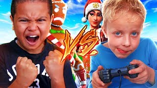 1V1 10 YEAR OLD BROTHER VS TRASH TALKER INSANE 1000 WAGER not clickbait FORTNITE BATTLE ROAYLE [upl. by Grossman]