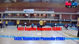 Póvoa de Varzim World Boccia Cup 11072024 Sophie Newman 🇬🇧 vs Nuanchan Phonsila 🇹🇭 BC4 [upl. by Yadseut]