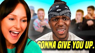 Freya Reacts to SIDEMEN DUMBEST GUESS THE LYRIC [upl. by Sikko]