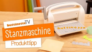 Stanz und Prägemaschine  Produkttipp  buttinette TV DIY [upl. by Bloomer]