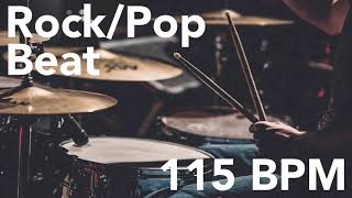 🤘 🥁 RockPop Basic Beat 115 BPM [upl. by Ennaira]