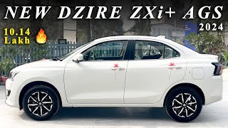 New 4th Gen DZIRE ZXi AGS 2024  Top Model  Features  Price  Interior  Exterior [upl. by Byrne857]