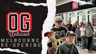 MELBOURNE OGS UNLACED LOCATION STORE REOPENING GIVEAWAY [upl. by Enneire]