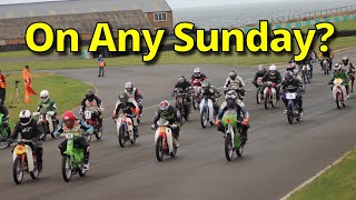 On any Sunday Honda C90 racing [upl. by Svensen342]