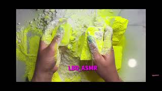 ASMR eiditing 2x speed fresh chalk dye chalk [upl. by Nylak810]