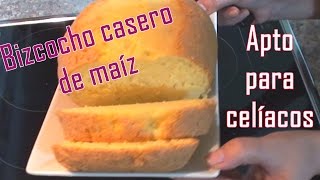 Bizcocho de maíz fácil y esponjoso apto para celíacos  Easy corn cake suitable for coeliacs [upl. by Fatma]