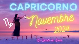 Capricorno ♑️ NOVEMBRE ‘24🍀OCCASIONI PER EMERGERE tarocchiinterattivi oroscopocapricorno tarocchi [upl. by Naik779]