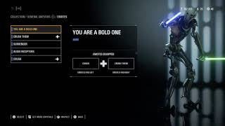 Star Wars Battlefront 2 General Grievous Emotes [upl. by Hegyera]