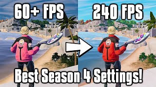 Fortnite Season 4 Settings Guide  FPS Boost Colorblind Modes amp More [upl. by Htenek113]