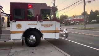 Woodbury heights fd 1501 1502 1511 1518 responding [upl. by Viking]