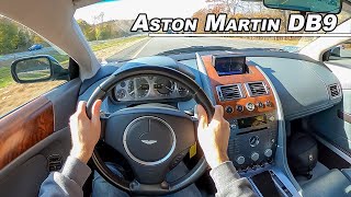 2005 Aston Martin DB9  Monster V12 GT on a Budget POV Binaural Audio [upl. by Tisbe742]