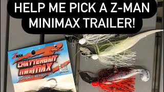 WHAT Trailer to Use on the New ZMan Mini Max Chatterbait [upl. by Eenitsed688]